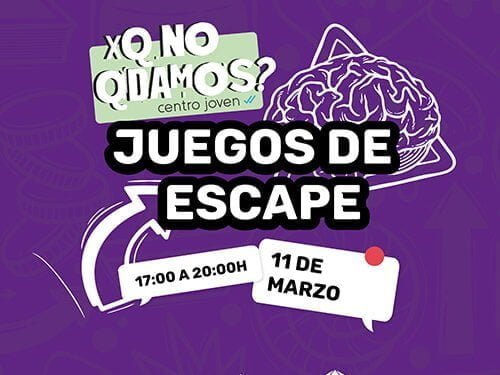 Orientación, investigación y escape en los talleres ‘XQ NO QDAMOS’ del Centro Joven de Cuenca este fin de semana 1 Orientación, investigación y escape en los talleres ‘XQ NO QDAMOS’ del Centro Joven de Cuenca este fin de semana