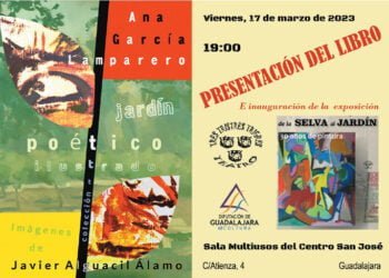 Poesía y pintura unidas en un “Jardín Poético” en la Sala Multiusos de la Diputación de Guadalajara