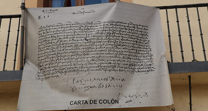 Se cumplen 530 años de uno de los primeros documentos escritos, fechado en Cogolludo, que prueba el descubrimiento de América 1 Se cumplen 530 años de uno de los primeros documentos escritos, fechado en Cogolludo, que prueba el descubrimiento de América