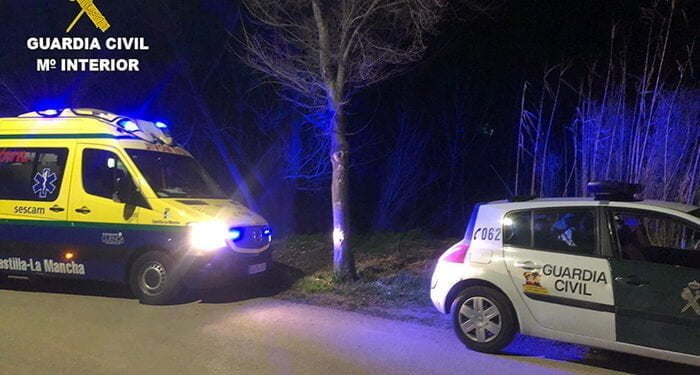 Trasladada en UVI al Hospital de Cuenca una anciana tras caer por un barranco de cinco metros en Castillejo del Romeral