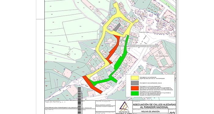 Adjudicada la obra de adecuación de las calles aledañas al Parador de Turismo de Molina de Aragón