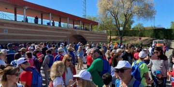 Alta participación en una nueva edición del programa ‘7000PasosX-CLM’, que ha reunido a 730 personas para realizar una ruta entre Guadalajara e Iriépal