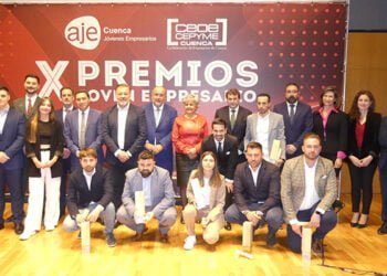 Ángel Vicente Minaya, de Agróptimum Group, premio Joven Empresario AJE Cuenca en su décima edición