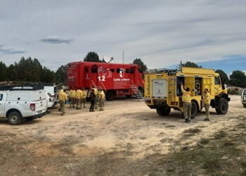 Controlado el incendio en el Alto Tajo