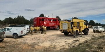 Controlado el incendio en el Alto Tajo