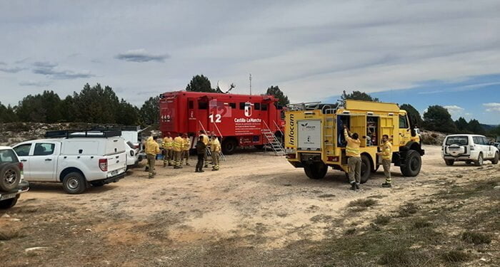 Controlado el incendio en el Alto Tajo