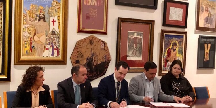 La Diputación Provincial reafirma su compromiso con la Semana Santa de Cuenca 1 La Diputación Provincial reafirma su compromiso con la Semana Santa de Cuenca