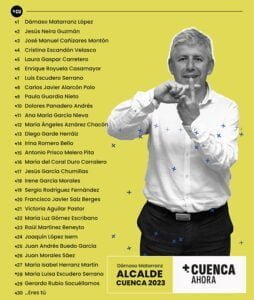 +CUENCA Ahora presenta su candidatura a la alcaldía de Cuenca «El 30 eres tú»
