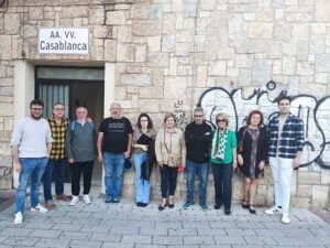 Cuenca en Marcha pide actuar en el edificio en ruinas del barrio de Casablanca