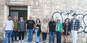 Cuenca en Marcha pide actuar en el edificio en ruinas del barrio de Casablanca