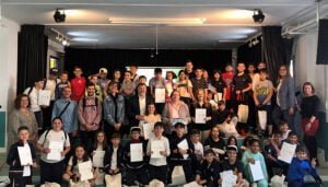 Dolz recibe a los alumnos de los colegios de Cuenca y Baeza ganadores del proyecto ‘Aula Patrimonio’