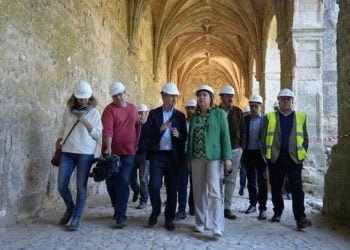 El Gobierno regional pone en valor el avance de las obras del monasterio de Monsalud, que revitalizarán una de las joyas patrimoniales de Guadalajara El Gobierno regional pone en valor el avance de las obras del monasterio de Monsalud, que revitalizarán una de las joyas patrimoniales de Guadalajara