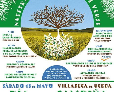 El I Día de la Campiña Alta de Guadalajara se celebrará en Villaseca de Uceda el sábado 13 de mayo