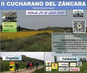 El sábado 29 de abril tendrá lugar el II Cucharano del Záncara en Villar de la Encina
