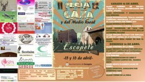 Escopete celebra los días 15 y 16 de abril la ll Feria de Caza y Medio Rural