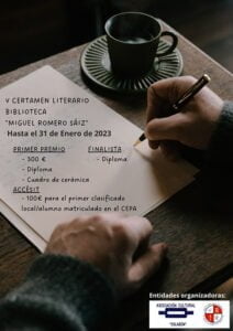 Fallado el V Certamen Regional de Relato Corto “Biblioteca Miguel Romero” del Centro de Educación de Adultos Lucas Aguirre de Cuenca