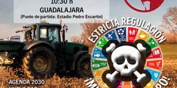 Ganaderos y agricultores de Guadalajara organizan una manifestación y tractorada contra la ‘Agenda 2030’