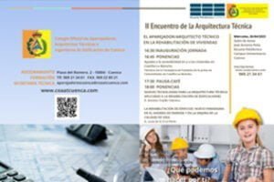 II Encuentro de la Arquitectura Técnica - El AparejadorArquitecto Técnico en la Rehabilitación de Viviendas