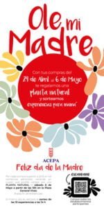 La asociación de comerciantes de Azuqueca - ACEPA regalará 1.000 plantas naturales para celebrar el Día de la Madre.