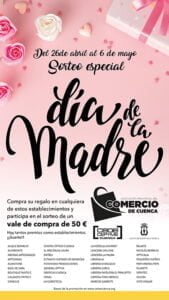 La Asociación de Comercio de Cuenca sorteará vales de 50 euros por el Día de la Madre