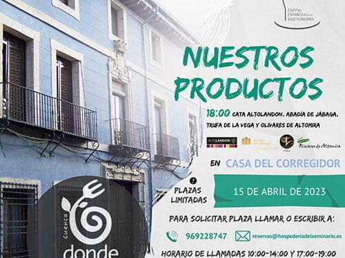 La Capital Española de la Gastronomía se celebra este sábado con una cata de productos conquenses en la Casa del Corregidor