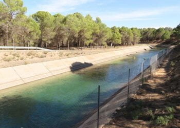 La CHT valla el perímetro del trasvase Tajo-Segura en El Picazo y Tébar para evitar el ahogamiento de animales