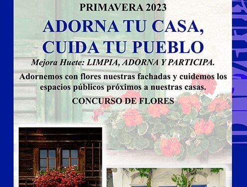 La Fundación Huete Futuro anuncia la XV Campaña “Adorna tu casa, cuida tu pueblo” 1 La Fundación Huete Futuro anuncia la XV Campaña “Adorna tu casa, cuida tu pueblo”