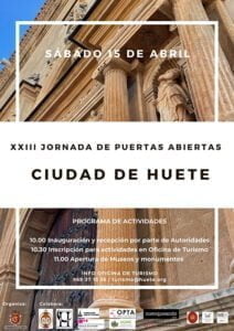 La Jornada de Puertas Abiertas de Monumentos y Museos de Huete será el 15 de abril