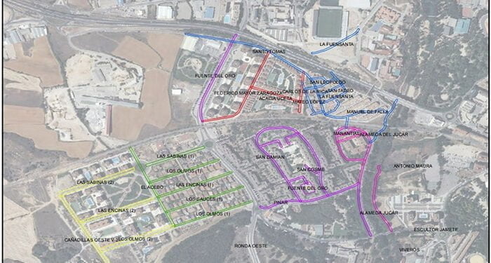 La limpieza intensiva implica restricciones de aparcamiento en los barrios de Buenavista, Fuente del Oro y Cañadillas esta semana