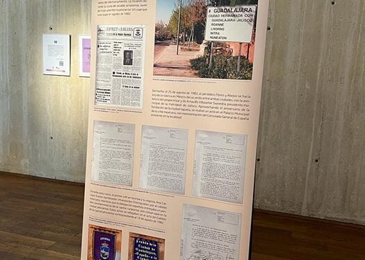 Los cuarenta años del hermanamiento de Guadalajara con su homónima de México se muestran en una exposición en el Buero Vallejo