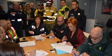 Más de 180 efectivos participan en un simulacro en San Clemente para asegurar una respuesta eficaz ante fenómenos meteorológicos adversos