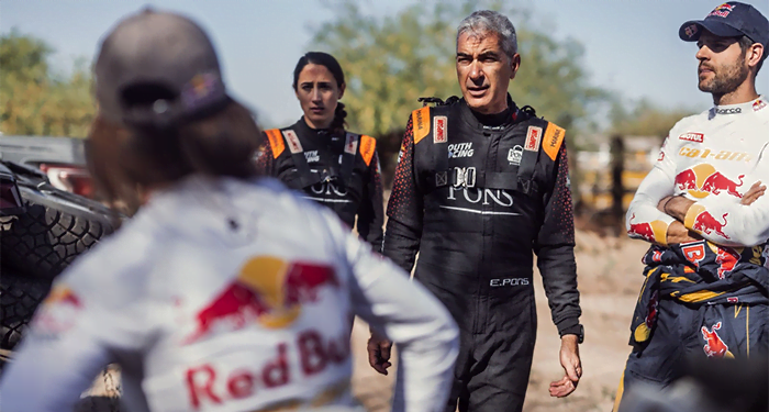 Mónica Plaza y Eduard Pons, segundos en T4 tras dos jornadas en el desierto de México