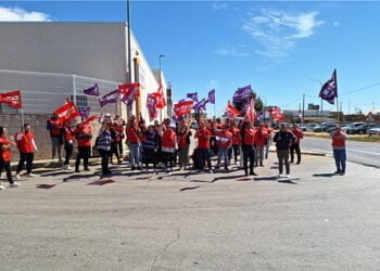 Movilización en Incarlopsa para exigir la readmisión de una trabajadora despedida al saber la empresa que iba a presentarse a las elecciones sindicales por CCOO 3 Movilización en Incarlopsa para exigir la readmisión de una trabajadora despedida al saber la empresa que iba a presentarse a las elecciones sindicales por CCOO