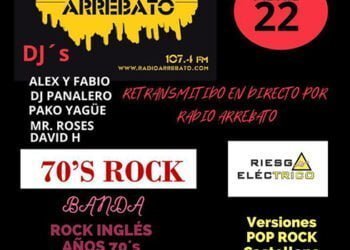 Radio Arrebato celebra su 35 aniversario con un vermú musical, el sábado 22 a las 12:30 en el Auditorio Pedro Díaz