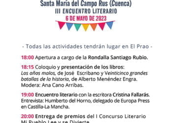Santa María del Campo Rus celebra su III Festival Literario «Mi pueblo lee»