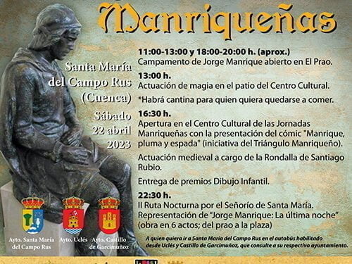 Santa María del Campo Rus recreará el campamento de Jorge Manrique en el lugar donde fue instalado en 1478