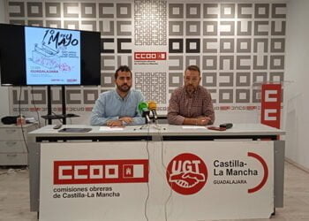 UGT y CCOO Guadalajara llaman a los trabajadores y trabajadoras de la provincia a la salir a la calle para pedir la subida de los salarios y la bajada de precios