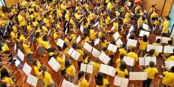 Un total de 225 alumnos se dan cita en Cuenca en el II Encuentro Regional Intercentros de Cuerda Frotada