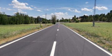 Abierto el vial de acceso a la urbanización Señorío del Pinar tras su remodelación por los Ayuntamientos de Cuenca, Jábaga y Chillarón