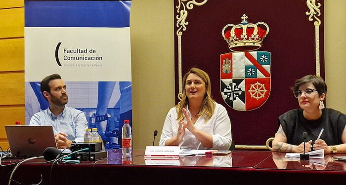 Carlota Corredera cierra la Semana de la Libertad de Prensa en la Facultad de Comunicación de la UCLM en Cuenca 1 Carlota Corredera cierra la Semana de la Libertad de Prensa en la Facultad de Comunicación de la UCLM en Cuenca
