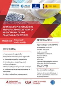 Nueva jornada de expertos en negociación colectiva organizadas por CEOE-Cepyme Guadalajara