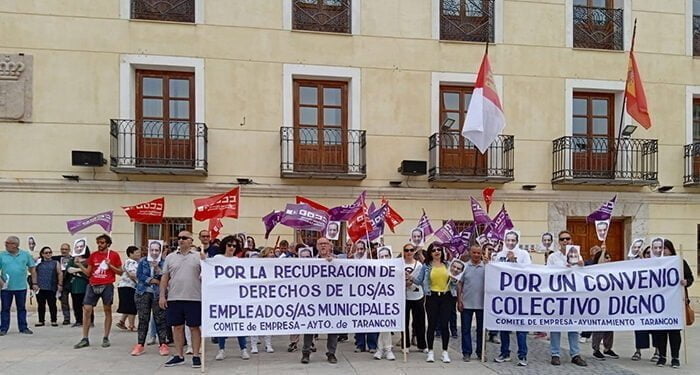 El equipo de Gobierno del Ayuntamiento de Tarancón atiende a la movilización de su plantilla y se abre a negociar el convenio colectivo