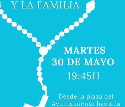 El martes 30 de mayo, IV Rosario por la Vida y la Familia en Guadalajara 1 El martes 30 de mayo, IV Rosario por la Vida y la Familia en Guadalajara