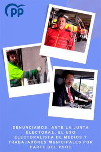 El PP de Cuenca denuncia ante la Junta Electoral el uso electoralista de medios y trabajadores municipales por parte del PSOE