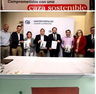 El sector cinegético logra la adhesión de PSOE, PP y VOX al Pacto por la Caza 1 El sector cinegético logra la adhesión de PSOE, PP y VOX al pacto por la caza