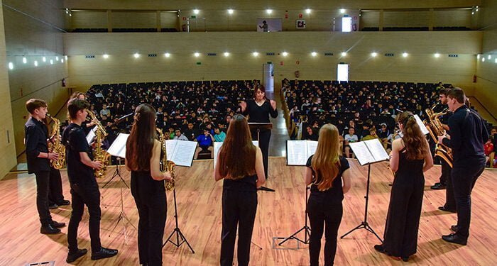 Estival Cuenca inicia su programa con el concierto didáctico de Ensemble Saxofones 1 Estival Cuenca inicia su programa con el concierto didáctico de Ensemble Saxofones