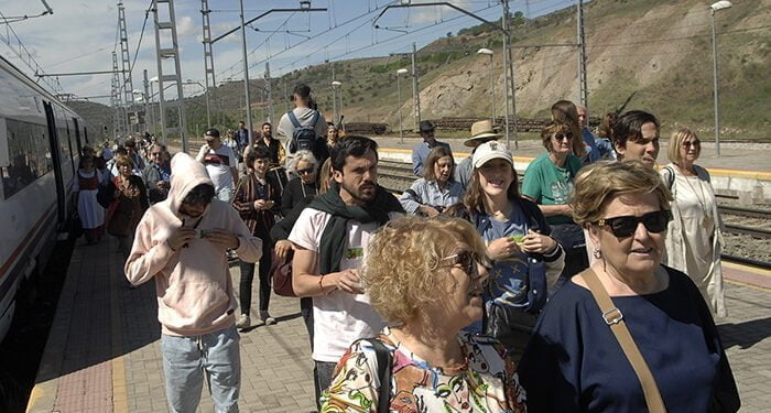 Estupendas cifras de ocupación del primer Tren Medieval a Sigüenza en jueves de la temporada