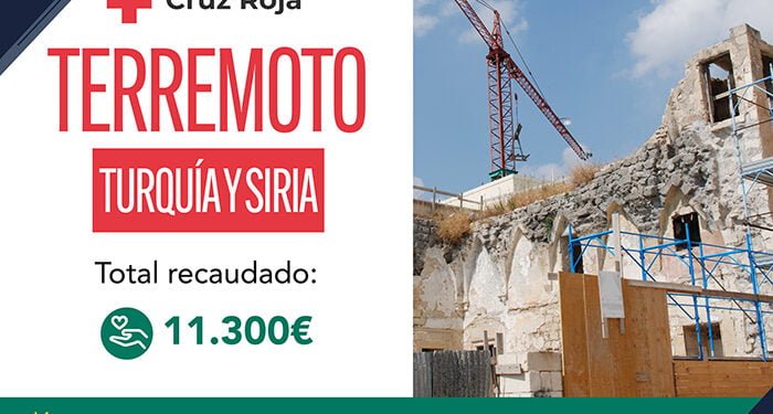 Fundación Eurocaja Rural recauda 11.300 euros para Cruz Roja con la finalidad de paliar los efectos del terremoto de Turquía y Siria 1 Fundación Eurocaja Rural recauda 11.300 euros para Cruz Roja con la finalidad de paliar los efectos del terremoto de Turquía y Siria