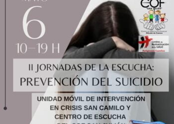 El 5 y 6 de mayo el COF “San Julián” celebra las II Jornadas de la escucha: Prevención del suicidio El 5 y 6 de mayo el COF “San Julián” celebra las II Jornadas de la escucha: Prevención del suicidio