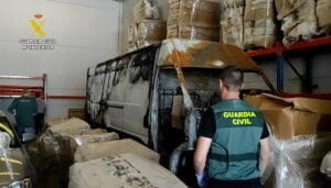 Incautadas más de dos toneladas de marihuana en el Polígono industrial “La Quinta” de Cabanillas del Campo
